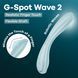 Вибратор для точки G Satisfyer G-Spot Wave 2 Ice Blue с имитацией прикосновений пальца