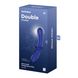 Двусторонний стеклянный дилдо Satisfyer Double Crystal Light blue, боросиликатное стекло, унисекс