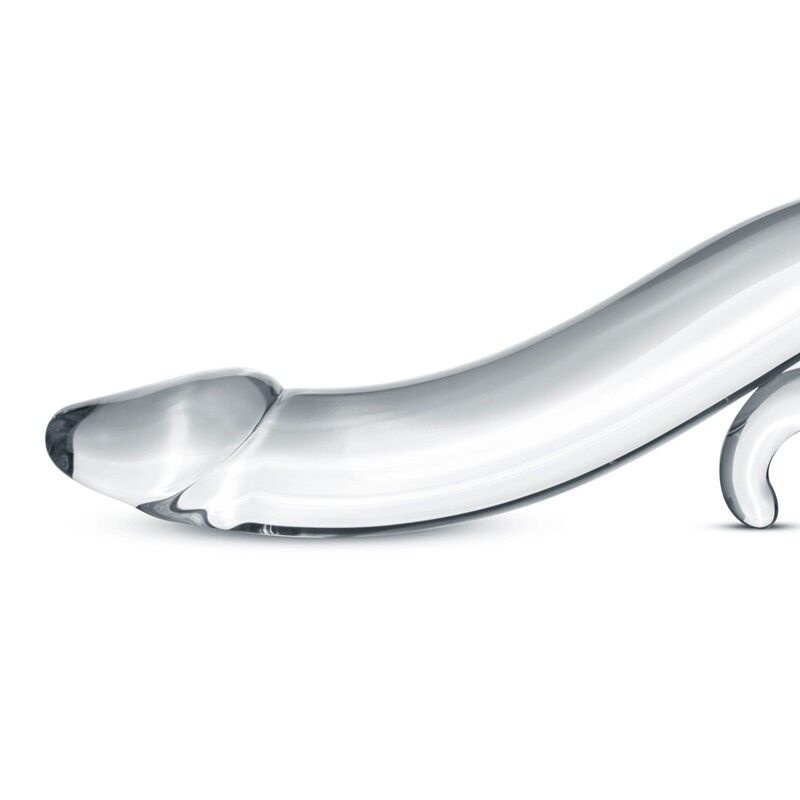 Стеклянный дилдо Gildo Glass Dildo No. 14, реалистичная головка