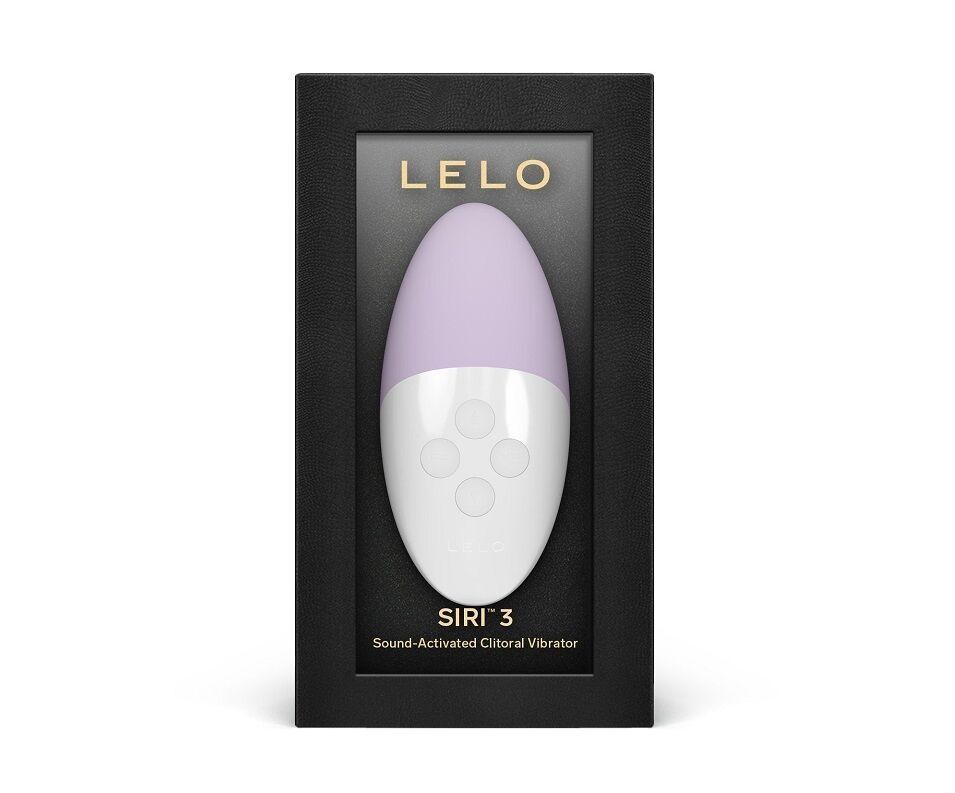 Музыкальный вибратор для клитора LELO SIRI 3 Calm Lavender, вибрации в ритме звуков без смартфона