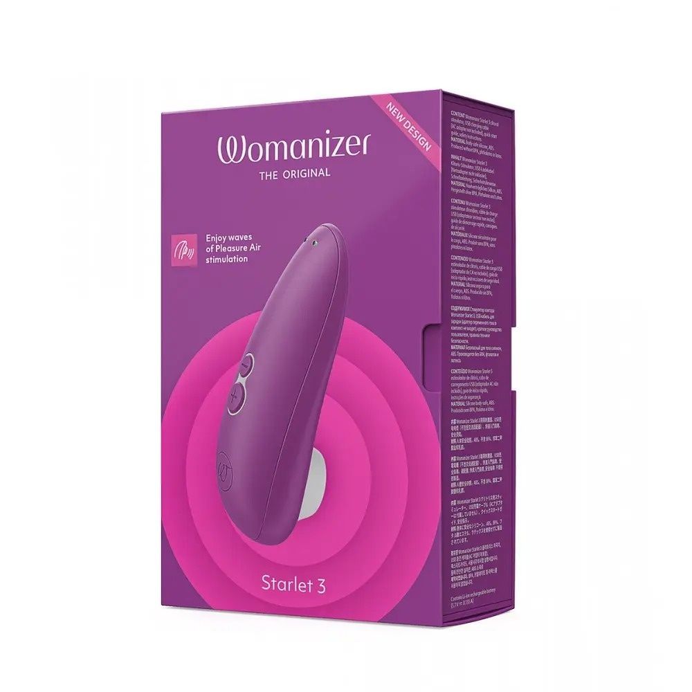 Вакуумный клиторальный стимулятор Womanizer Starlet 3 VIOLET