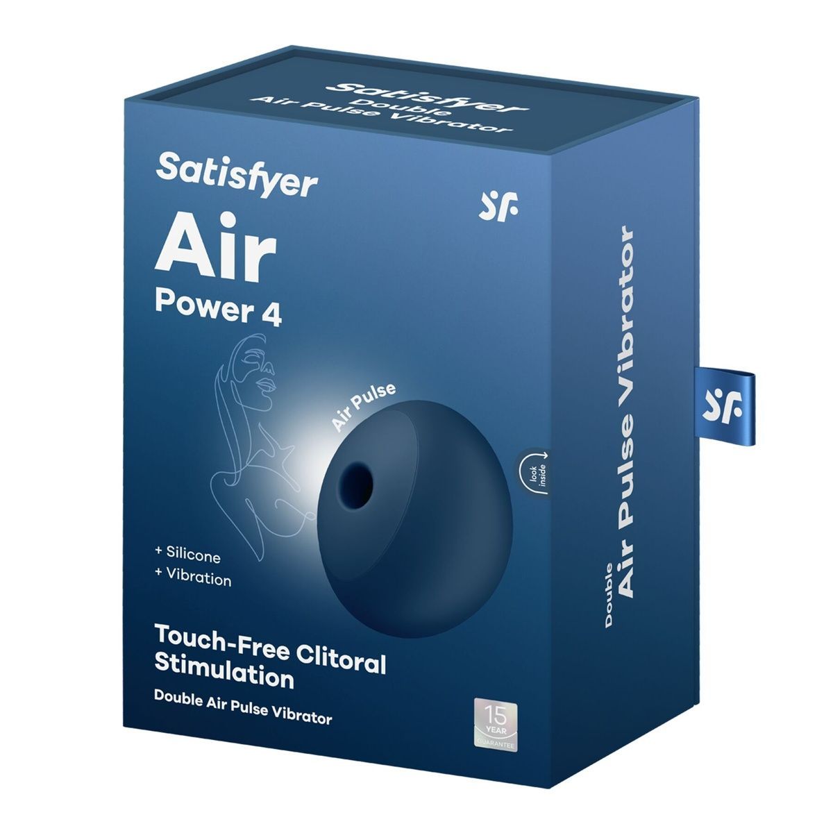 Вакуумний стимулятор з вібрацією Satisfyer Air Power 4, потужний та тихий