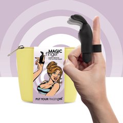 Вібратор на палець FeelzToys Magic Finger Vibrator, чорний