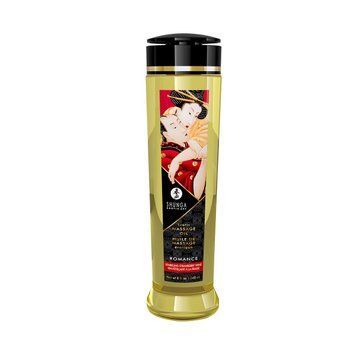 Масажна олія Shunga Romance &ndash; Sparkling Strawberry Wine (240 мл) натуральна зволожувальна