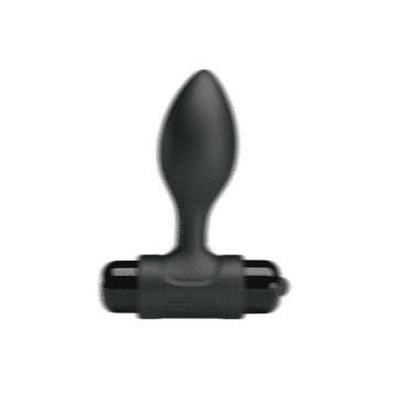 Анальная пробка с вибрацией Pretty Love Vibra Butt Plug Black &ndash; 2,7 см