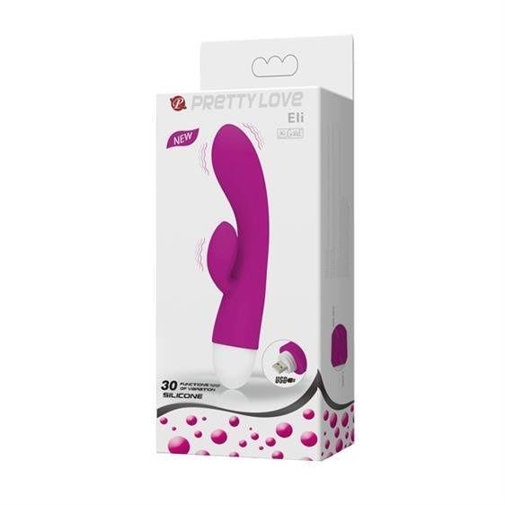 Вибратор-кролик Pretty Love Eli Vibrator Purple