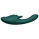 Смарт-вибратор Zalo Ares Turquoise Green, подогрев, 3 мотора, язычок для клитора, стимуляция точки G