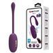 Віброяйце Pretty Love Doreen Electric Shock Egg Purple (App), 60 г