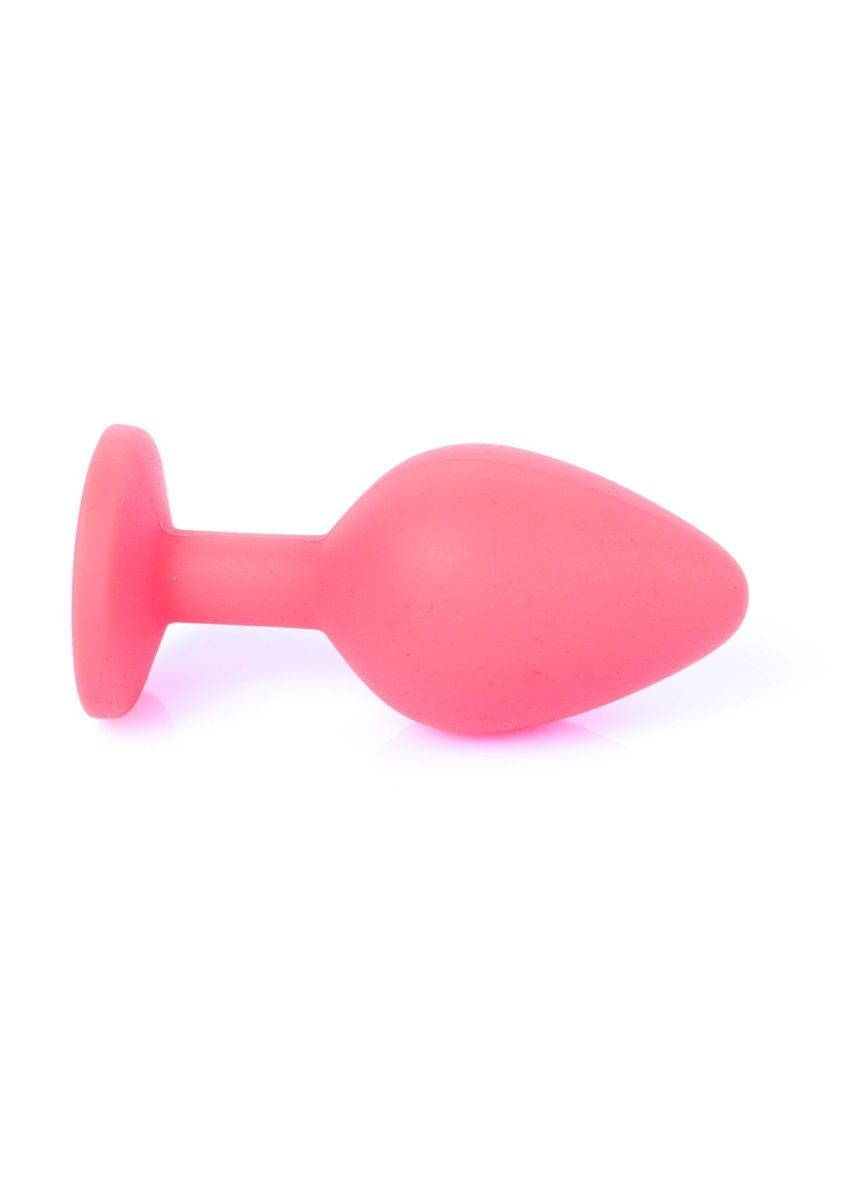 Анальная пробка Jewellery Silicone Red Plug M Blue