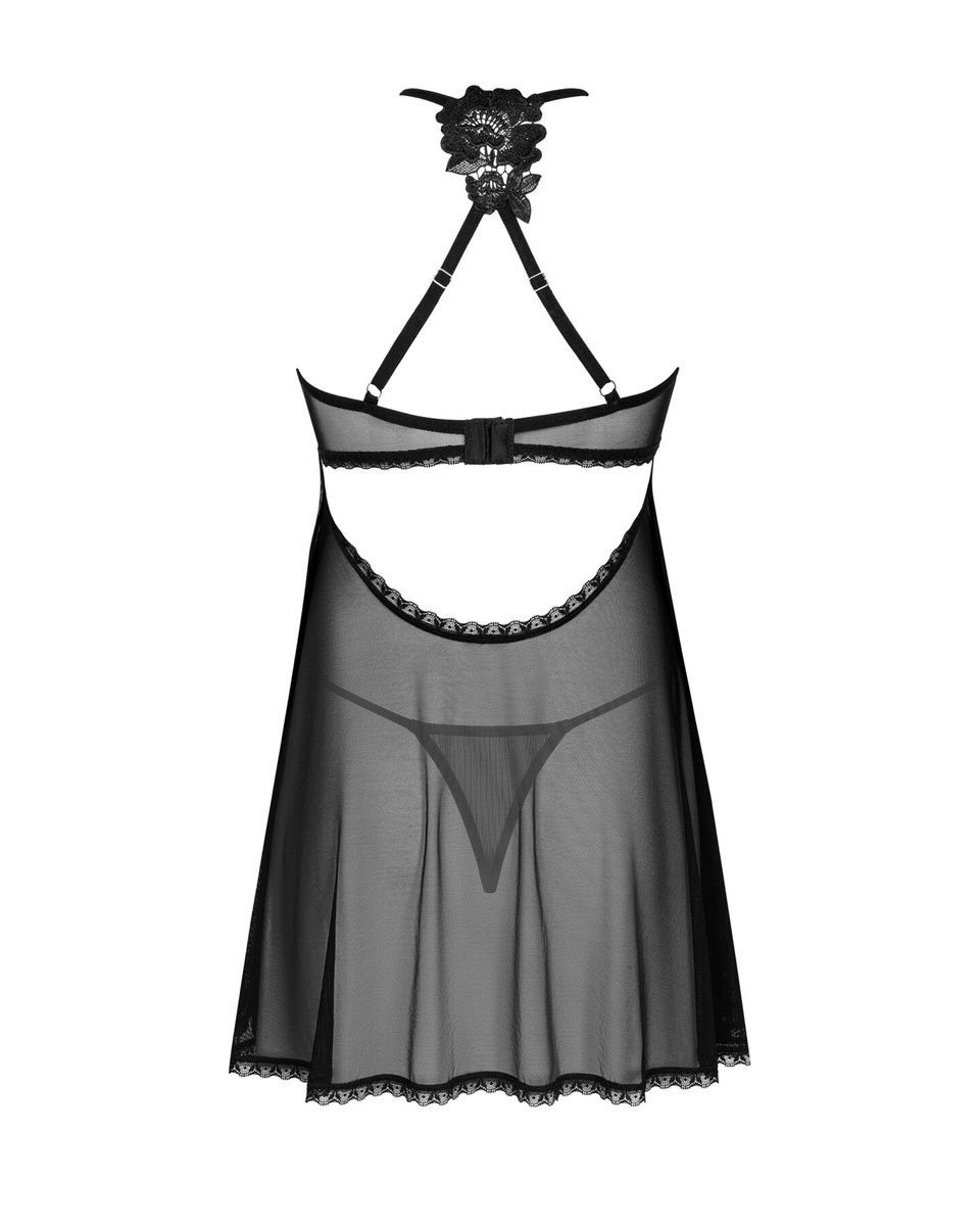 Пеньюар та трусики Obsessive Latinesa babydoll & thong , XS/S