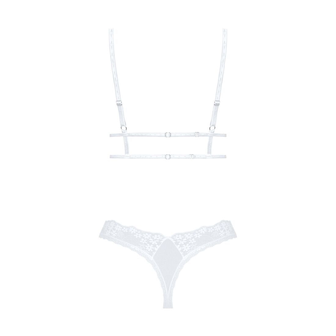 Эротический комплект Obsessive Heavenlly 2-pcs set, бюстгальтер и танга, XS/S