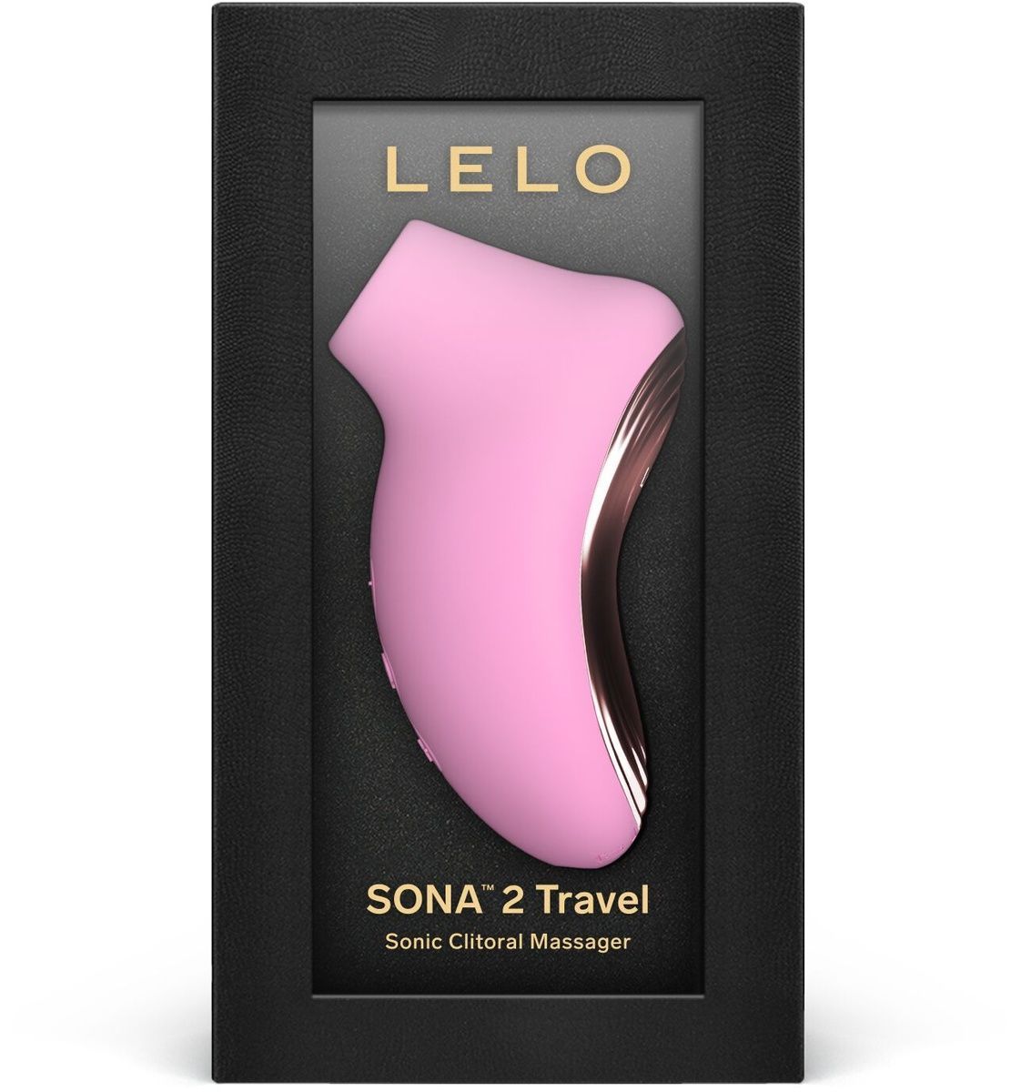 Звуковой стимулятор клитора LELO SONA 2 Travel Pink, тревел-версия, 12 режимов
