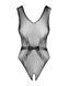 Сетчатый бодистокинг с доступом Obsessive B115 teddy S/M/L, черный