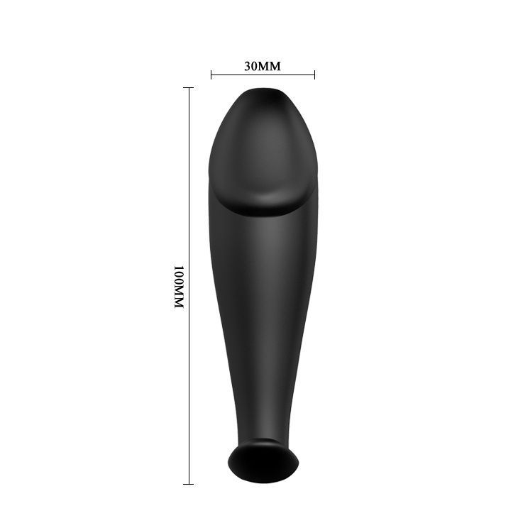 Анальна пробка з вібрацією Pretty Love Special Anal Stimulation Vibrating Penis Black - 3 см