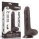Фаллоимитатор LoveToy Sliding-Skin Dual Layer Dong 7" Black