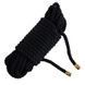 Веревка для шибари LOCKINK SEVANDA Shibari Pratice Rope, черная, 8 м, нейлон+хлопок
