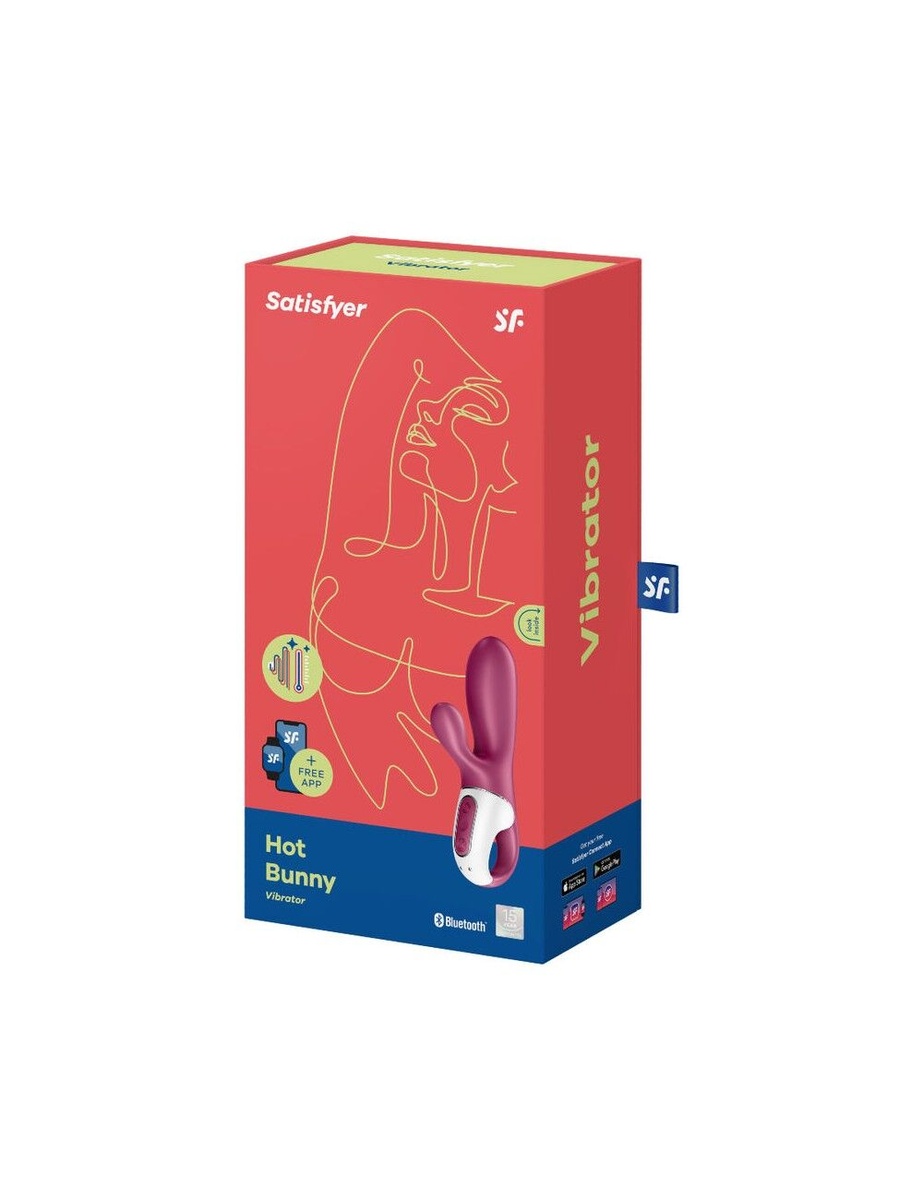 Смарт вібратор-кролик із підігрівом Satisfyer Hot Bunny