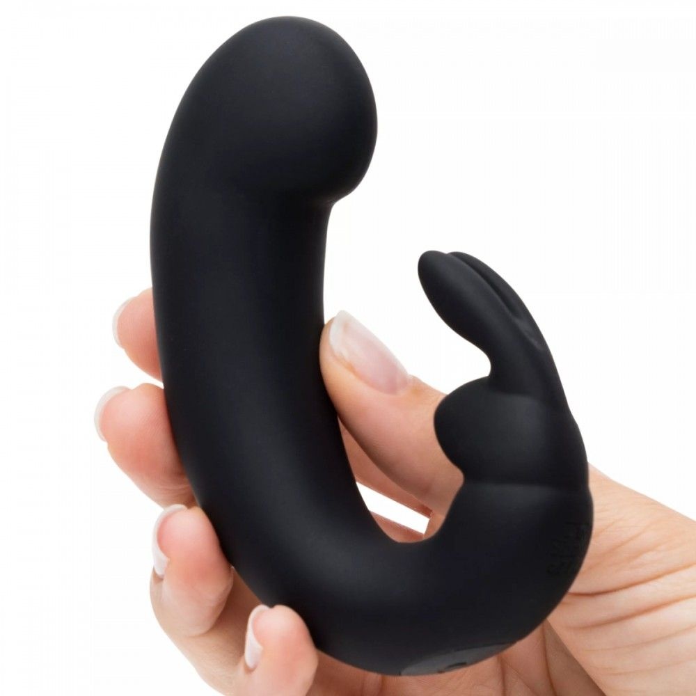 Подвійний вібратор кролик Fifty Shades of Grey Sensation Rechargeable G-Spot Rabbit Vibrator