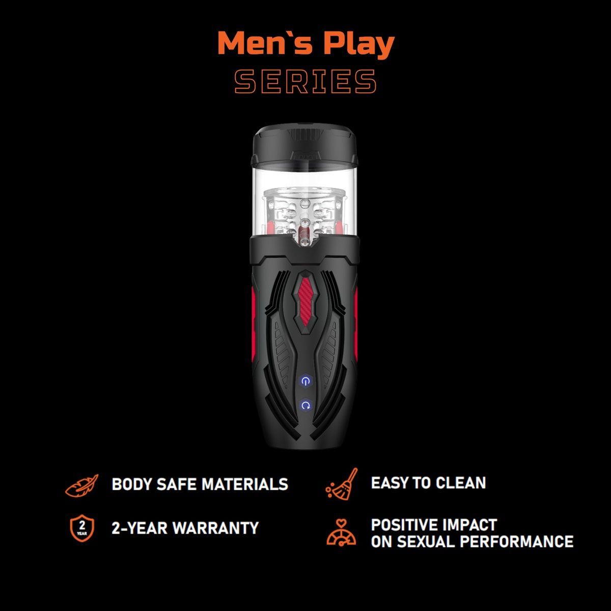 Мастурбатор Erospace Men&rsquo;s Play Automatic Male Masturbator B1