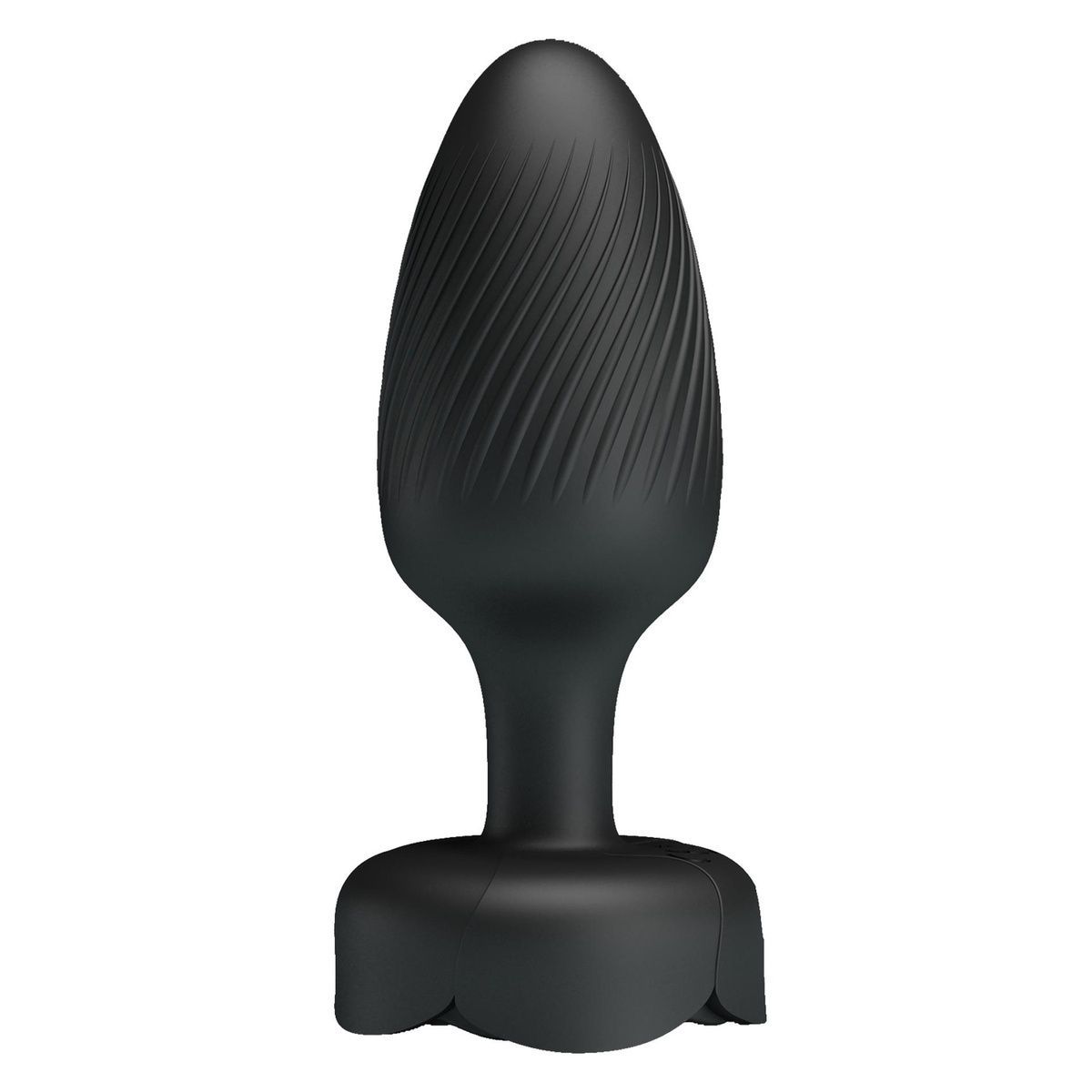 Анальна пробка з підсвіткою Pretty Love Osborn Black - 3,4 см