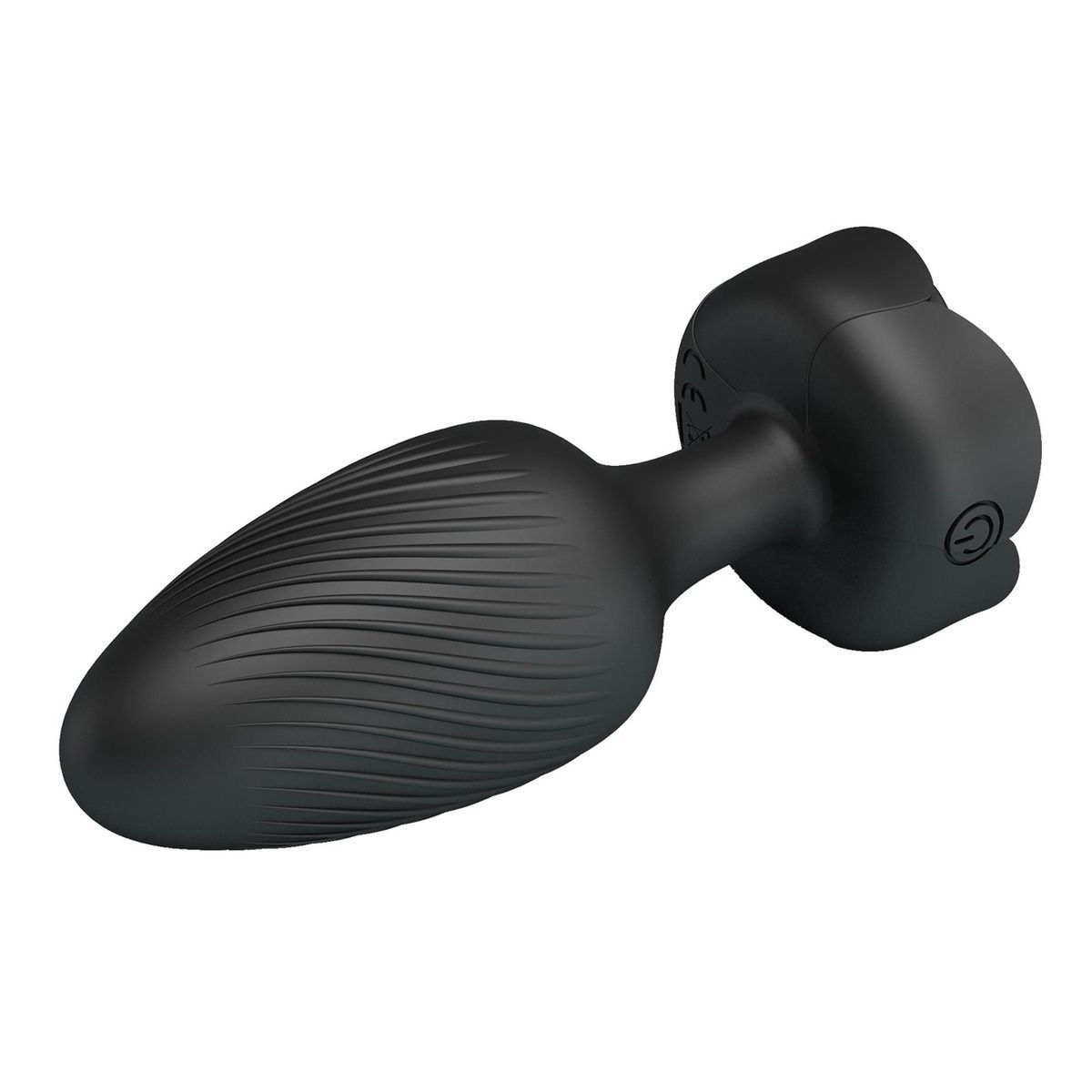 Анальна пробка з підсвіткою Pretty Love Osborn Black - 3,4 см