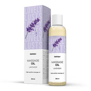Масажна олія Satisfyer Massage Oil Lavender, 250 мл