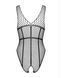 Бодистокинг из крупной сетки с доступом Obsessive B117 teddy S/M/L, черный