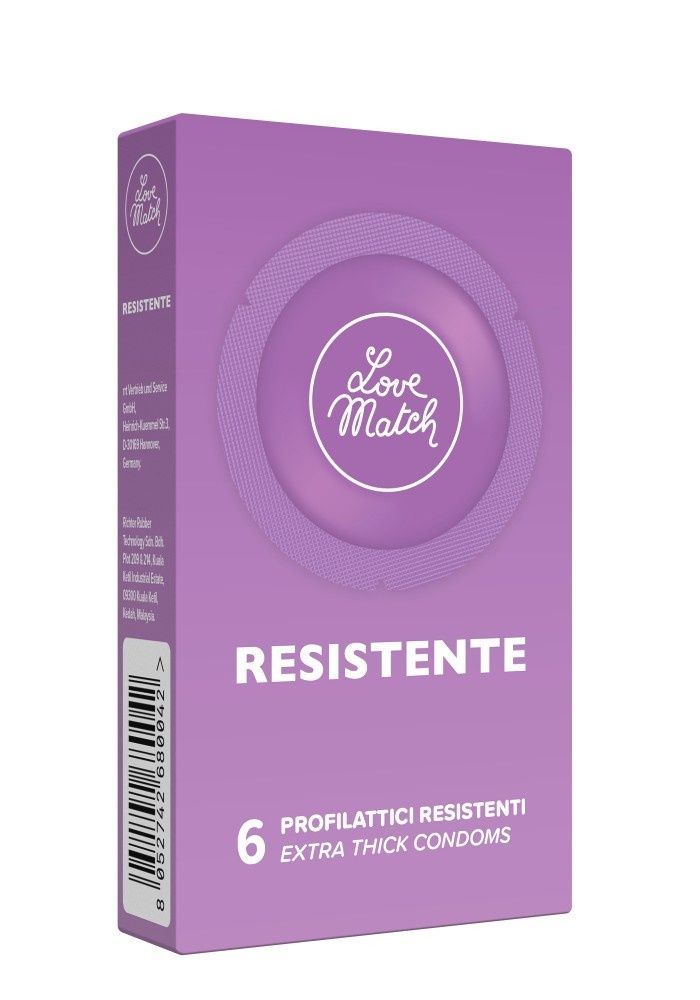 Презервативы Resistente (Strong), сверхпрочные, 6 шт.