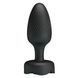 Анальна пробка з підсвіткою Pretty Love Osborn Black - 3,4 см