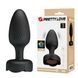 Анальна пробка з підсвіткою Pretty Love Osborn Black - 3,4 см