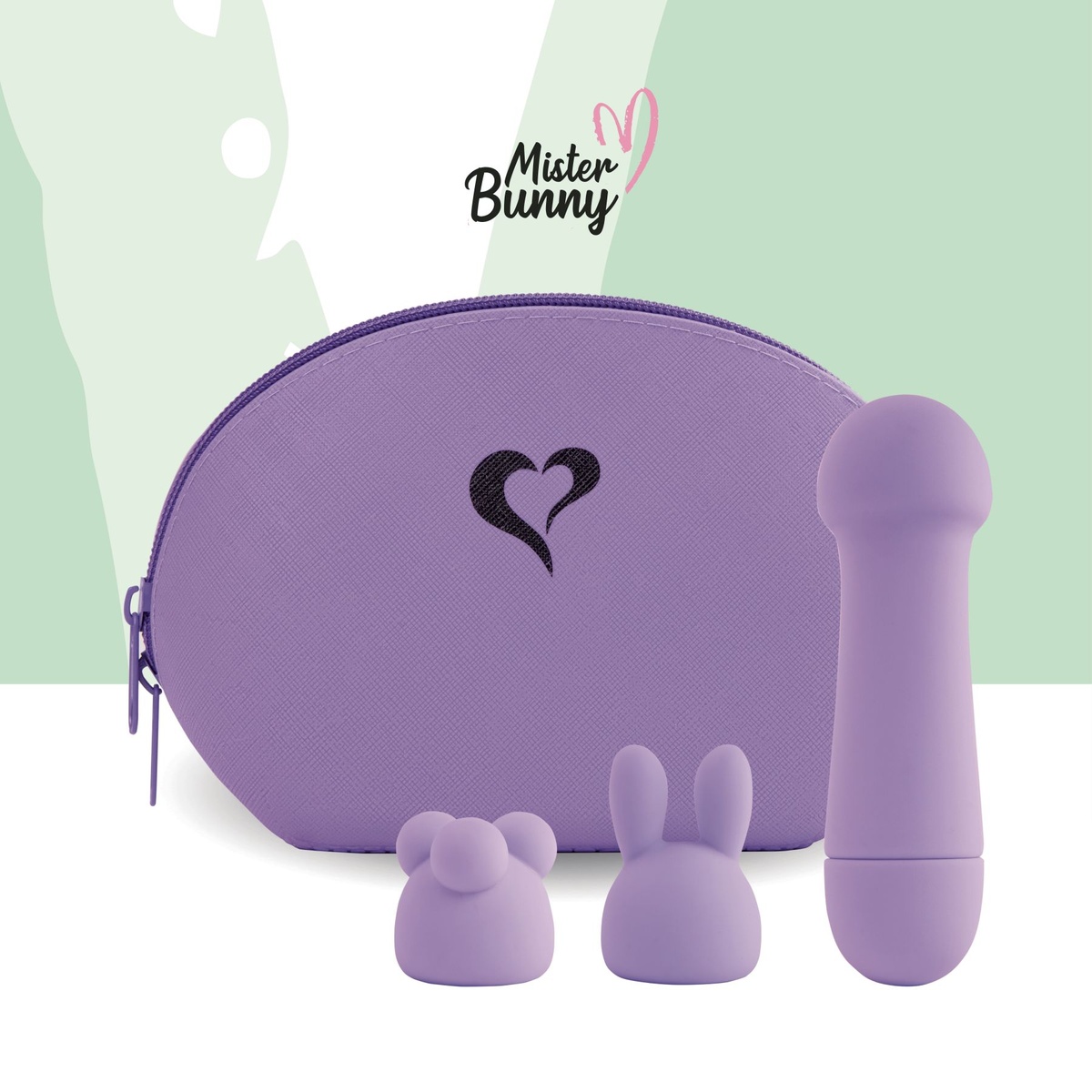 Мінівібратор FeelzToys Magic Bunny Purple, фіолетовий