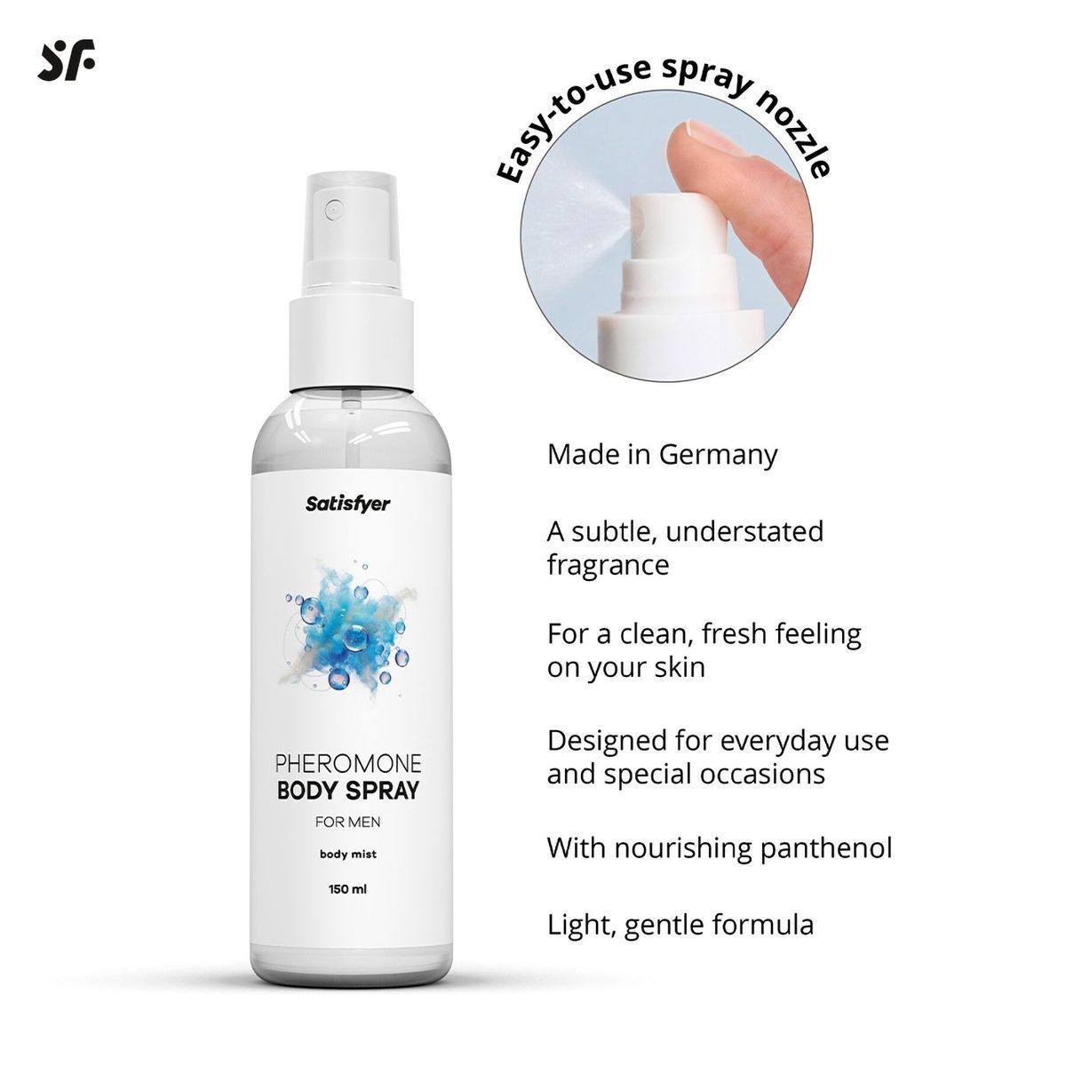 Спрей для тіла з феромонами для чоловіків Satisfyer Pheromones Body Spray For Men, 150 мл
