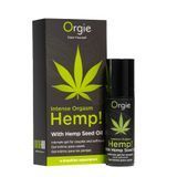 Усилитель оргазма для пар Orgie Hemp! Intense Orgasm с эффектом вибрации, 15 мл
