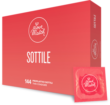 Презервативи Sottile (Thin) тонкі та надміцні, 144 шт.