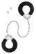 Поножи Fetish Tentation Adjustable metal and fur ankle cuffs