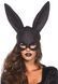 Блискуча маска кролика Leg Avenue Glitter masquerade rabbit mask Black