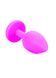 Анальная пробка Jewellery Silicone Pink Plug S Light Blue
