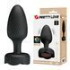 Анальна пробка Pretty з підсвіткою Love Varian Black - 3,8 см