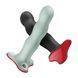Фаллоимитатор Fun Factory BOUNCER Light Green, шарики внутри, эффект вибрации, диаметр 3,9 см