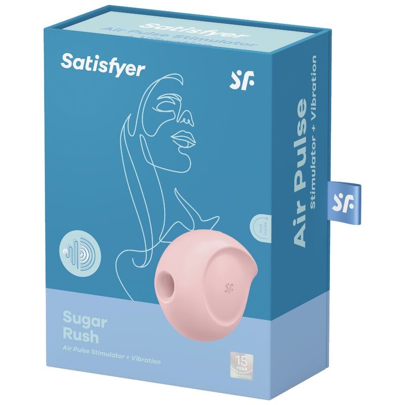 Вакуумный клиторальный стимулятор с вибрацией Satisfyer Sugar Rush Rose