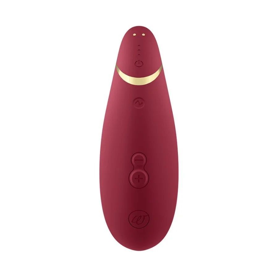 Вакуумний кліторальний стимулятор Womanizer Premium 2 - Bordeaux, функції Autopilot та Smart Silence