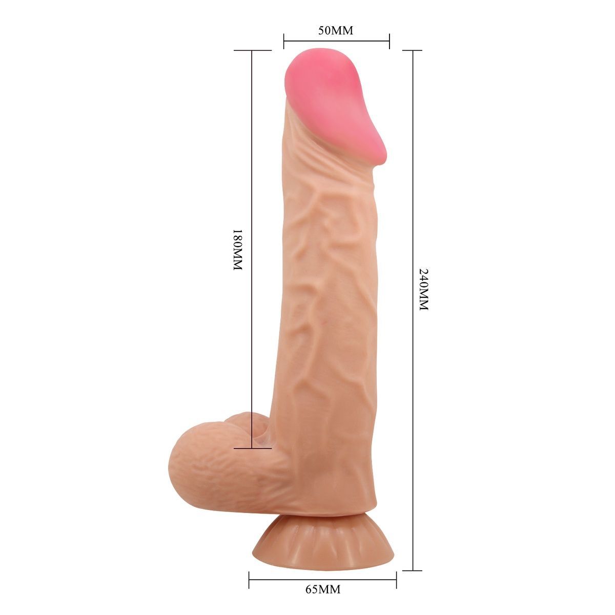 Фаллоимитатор Pretty Love Sliding Skin 9.4" Flesh