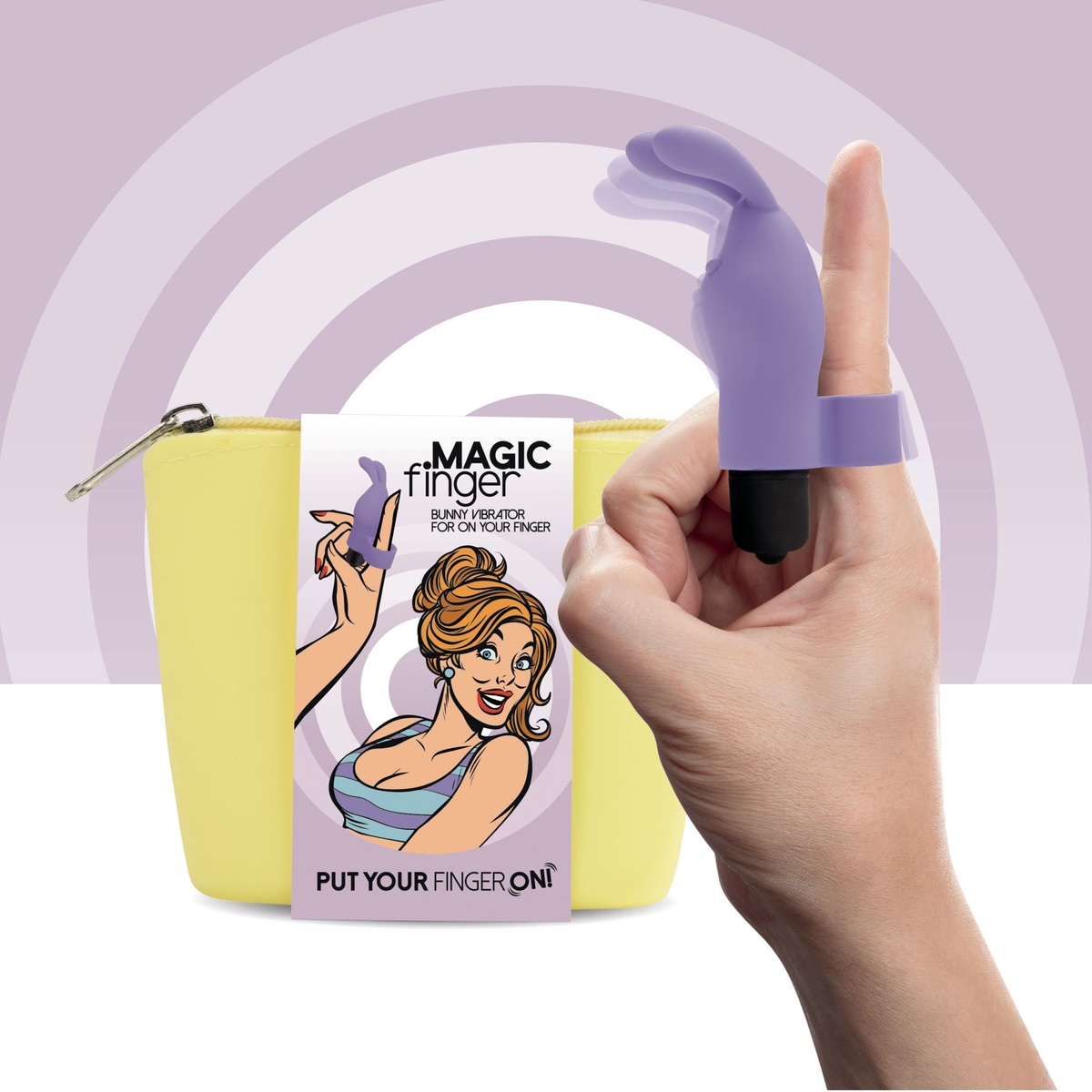 Вибратор на палец FeelzToys Magic Finger Vibrator Purple