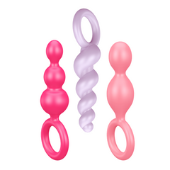 Набір анальних пробок Satisfyer Plugs coloured (set of 3)