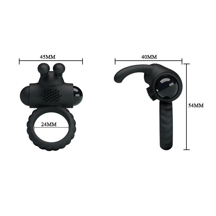 Ерекційне кільце Pretty Love Eudora Penis Ring Black
