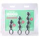 Набор анальных игрушек Doc Johnson Mood Naughty Contour Beads Trainer Set