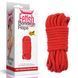 Веревка Fetish Bondage Rope Red, 10 м