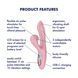 Вакуумный вибратор-кролик Satisfyer Pro+ G-Spot Generation 2 Pink для стимуляции клитора и зоны G