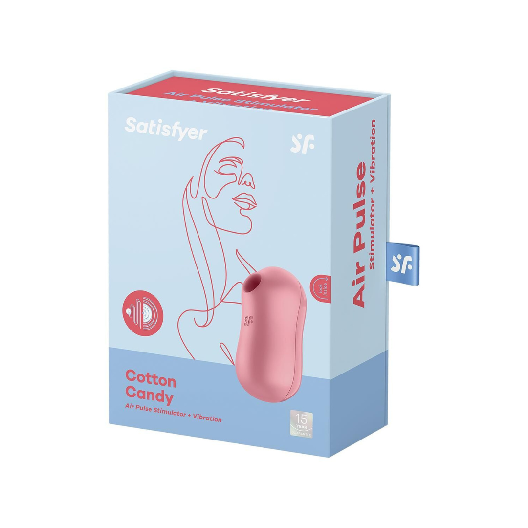 Вакуумний стимулятор Satisfyer Cotton Candy Light Red