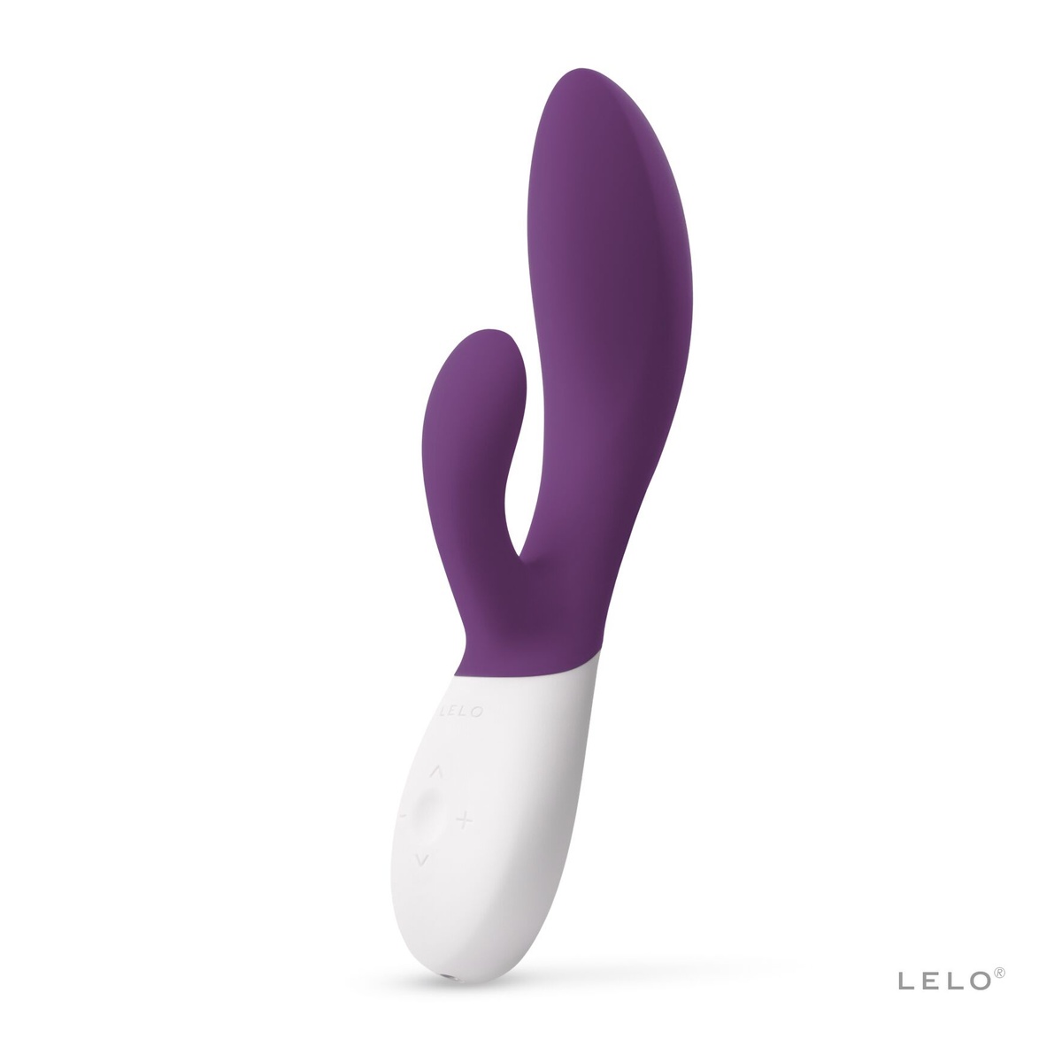 Вибратор-кролик LELO Ina Wave 2 Plum, манящее движение ствола + вибрации